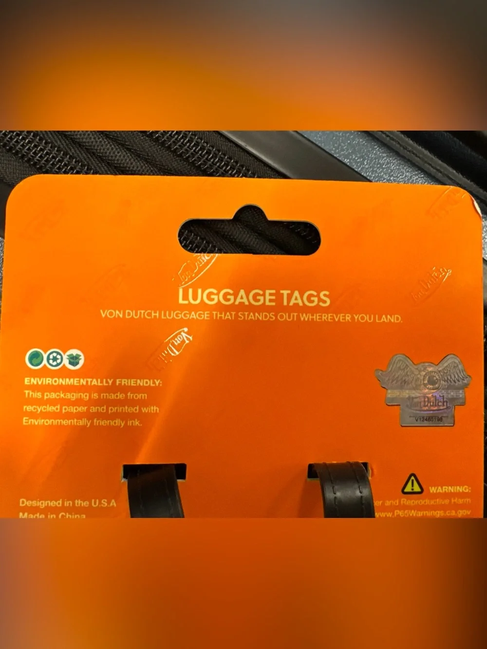 Set of “Von Dutch” Luggage Tags